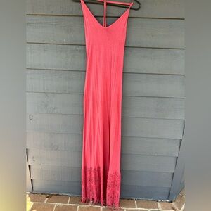 Free People intimately Vintage Maxi Slip size L Mauve